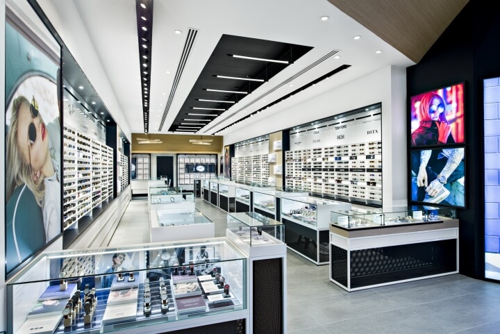 optical showroom interior design