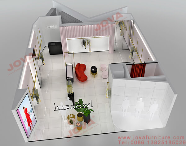 clothing store design layout