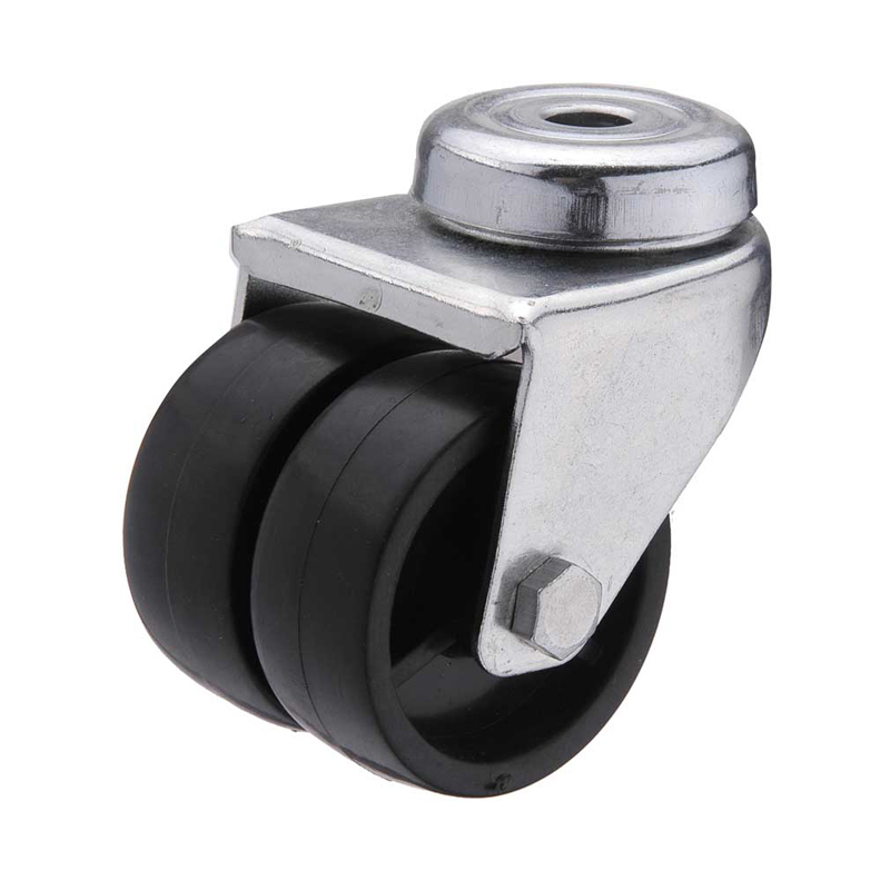 u-bracket twin wheel casters