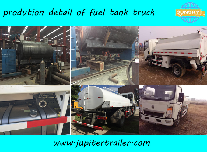 HOWO 4X2 4,000L fuel tank Truck