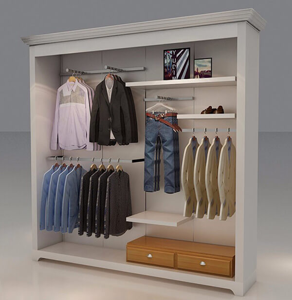 retail apparel wall display