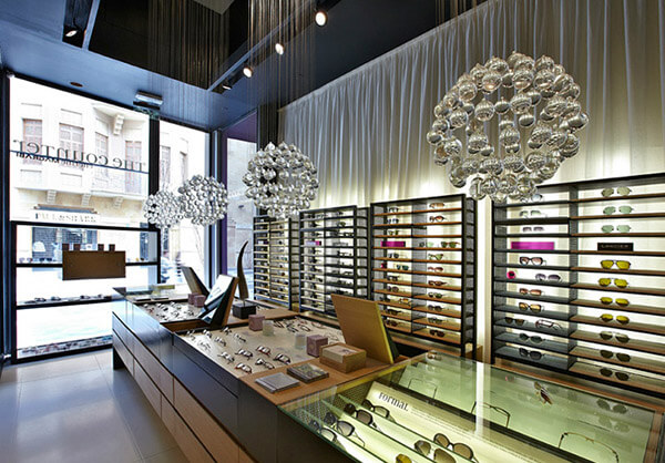 optical store interior