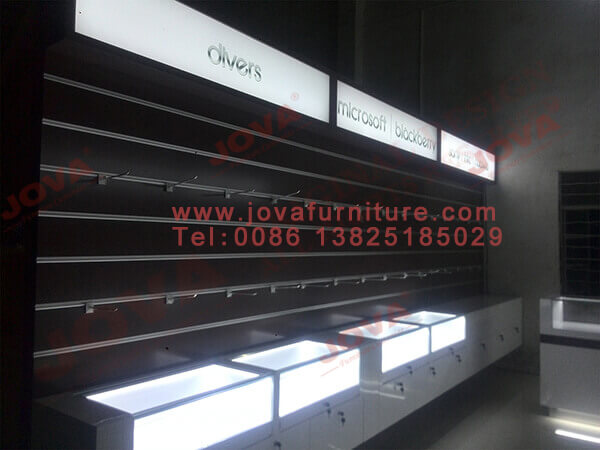 phone shop furniture wall unit