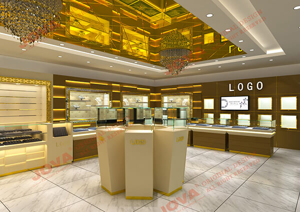 jewellery showroom display designs