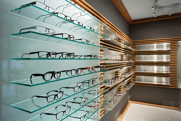 sunglasses wall displays