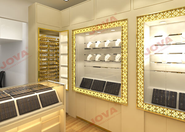 showcase for jewelry store