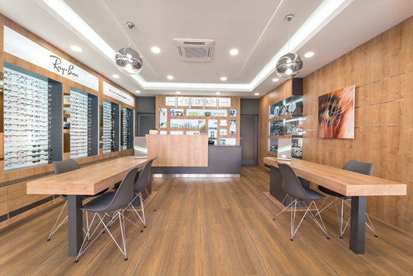 optical showroom interior