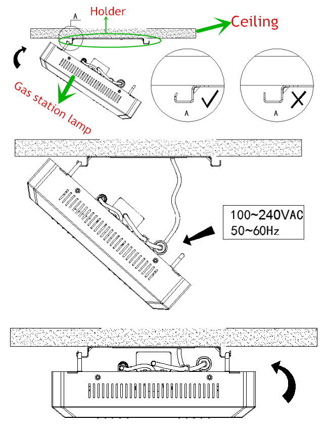 Gas Sation Led Canopy Light