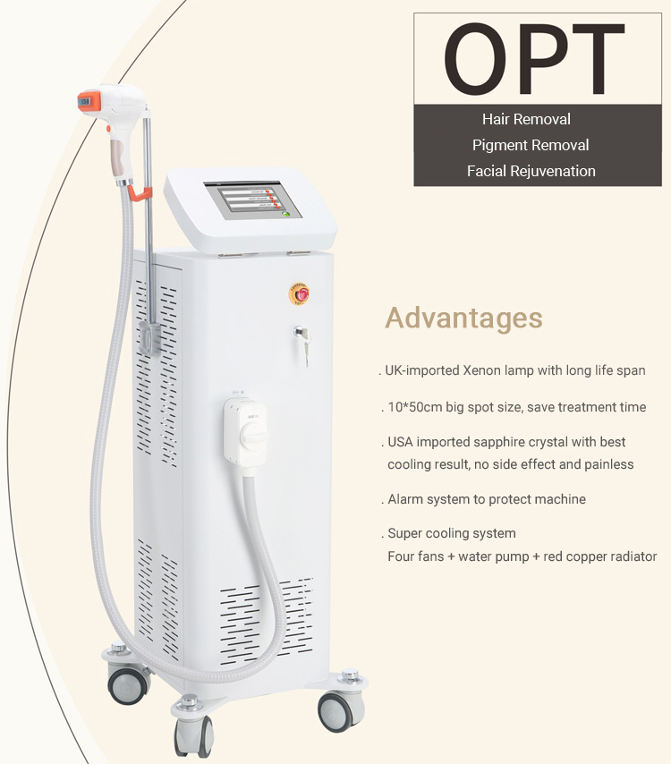 shr ipl treatment machine