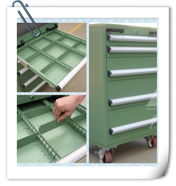 Powder Coated Metal Drawer Toolbox