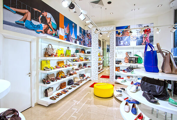 footwear showroom furniture