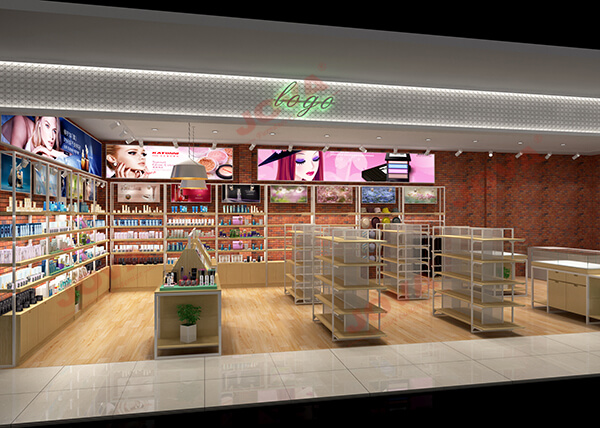 cosmetic store shelves cosmetic store shelves