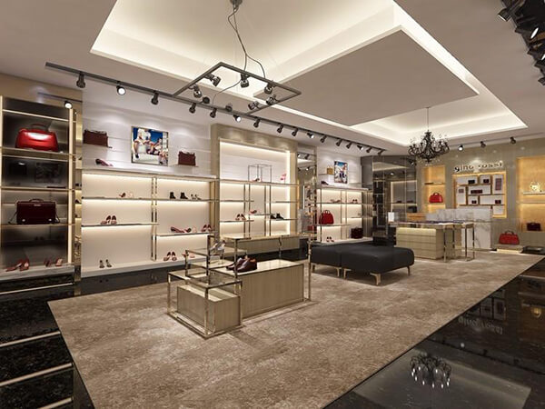 shoes shop decoration design