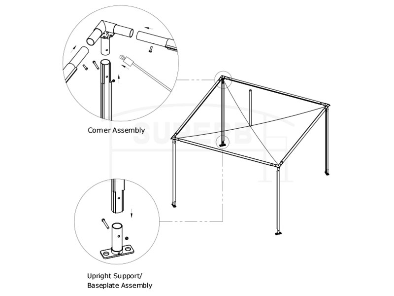 Canopy party tent