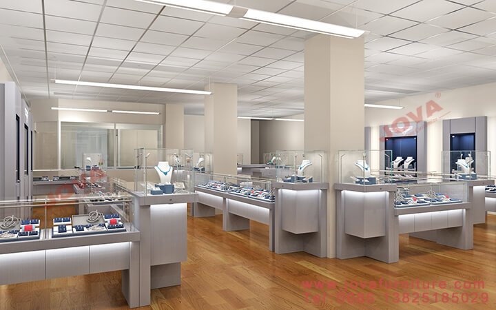white jewelry store cases white jewelry store cases