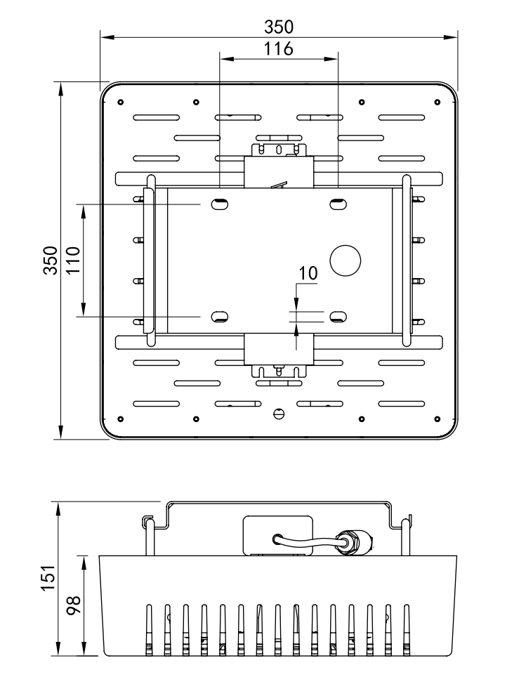 Gas Sation Led Canopy Light