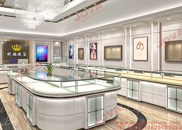 custom jewelry store showcases