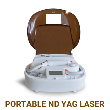 Portable Q Switch Nd Yag Laser Tattoo Removal Machine