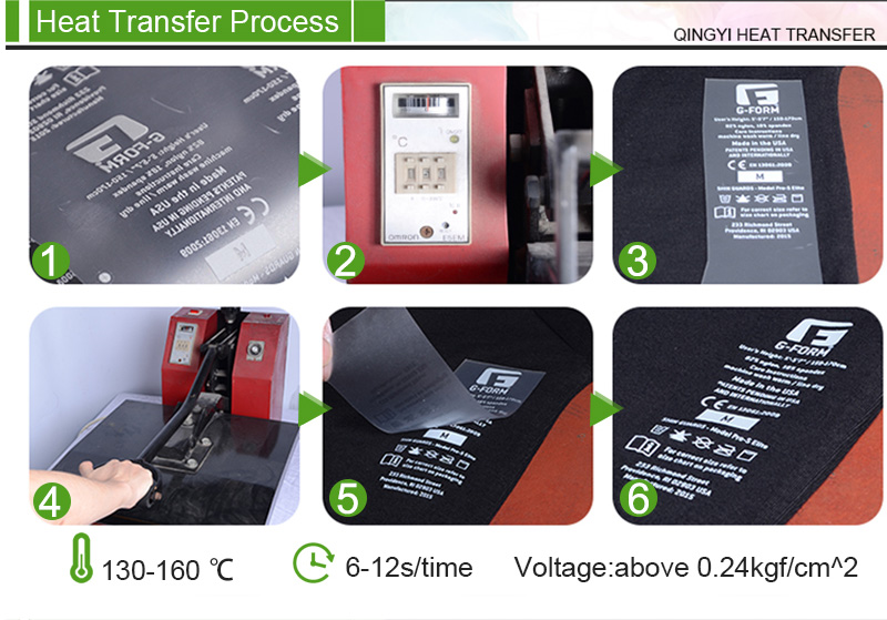 Care Label Heat Transfer Process