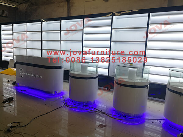 mobile phone shop counter display manufacturer