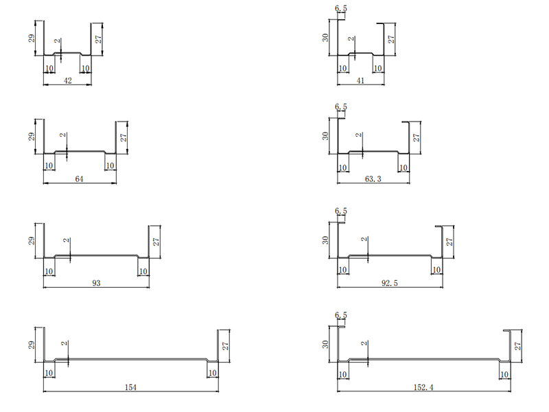 Stud & Track Roll Forming Machine Stud & Track Roll Forming Machine
