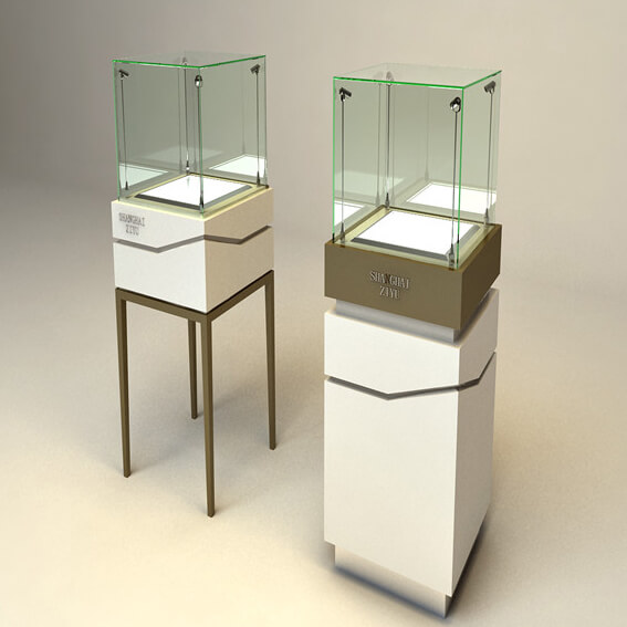 jewelry vitrine display