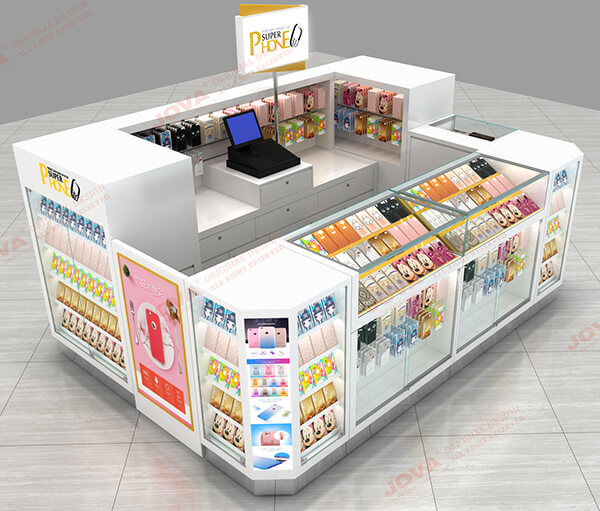 phone accessories kiosk design