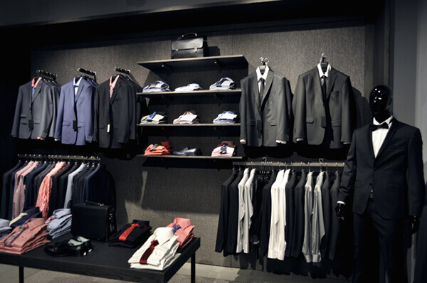 clothing wall displays