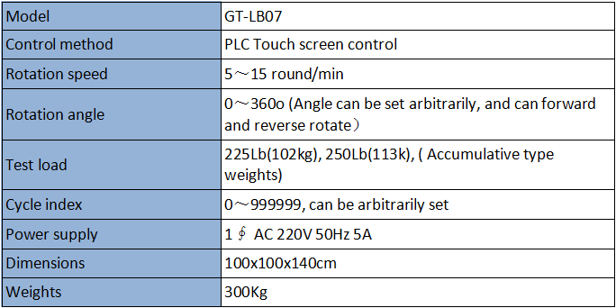 Swivel Chair Caster Durability Testing Machine