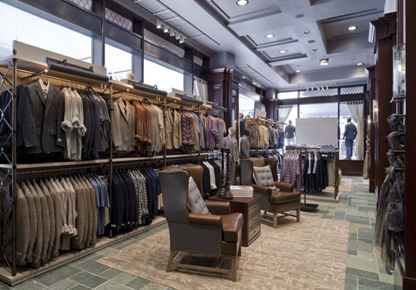 suit shop interior design