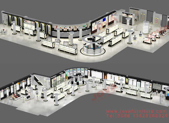 large cosmetic shop layout large cosmetic shop layout