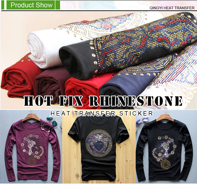 Hot Fix Rhinestone Heat Transfer Sticker Hot Fix Rhinestone Heat Transfer Sticker