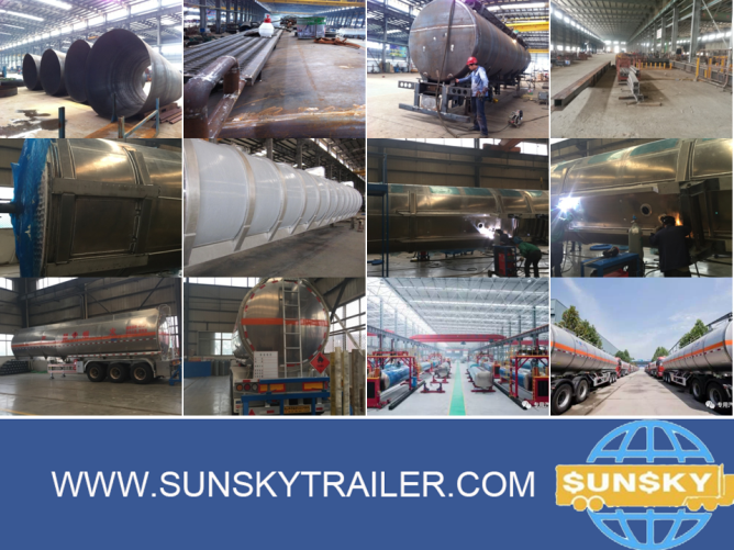 42000 liters fuel tanker trailer