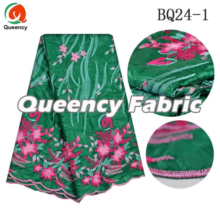 Green Embroidery Design Bazin Riche Stoff Green Embroidery Design Bazin Riche Stoff