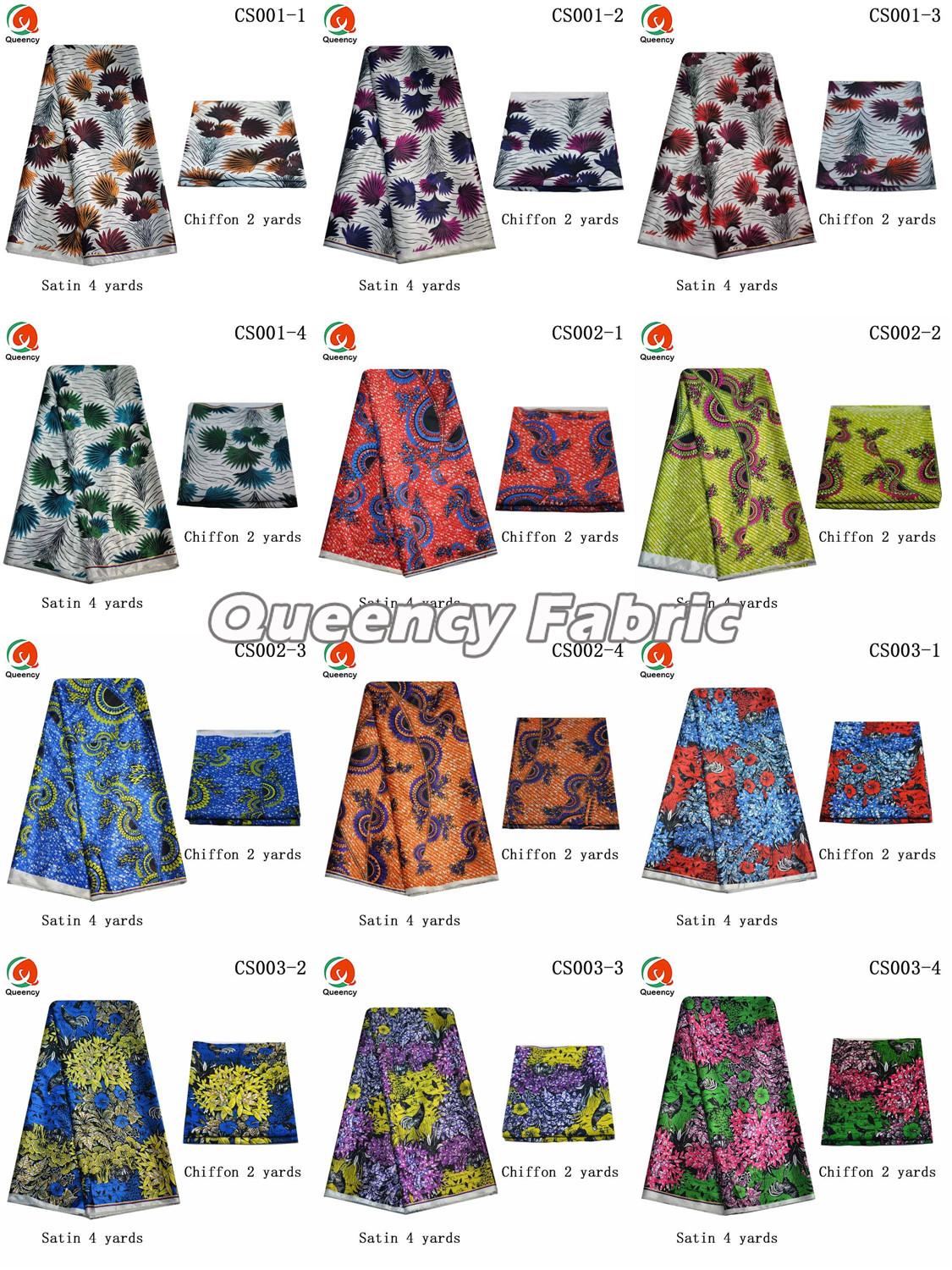 Chiffon Mixed Satin Fabric Collection