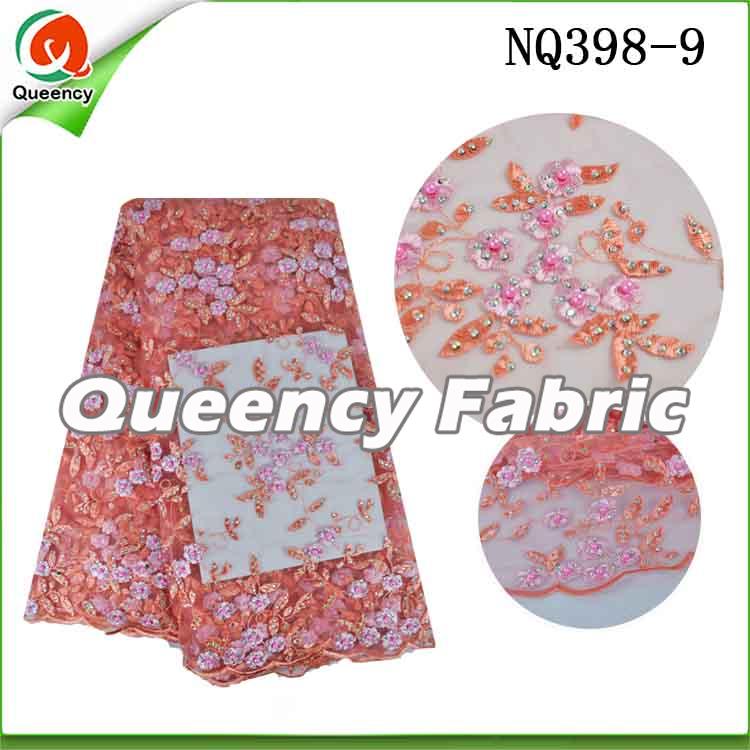 Nigeria French Lace In Peach 2