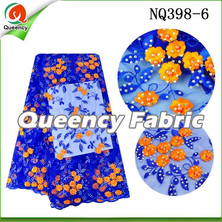 Nigeria French Lace In Royal Blue Nigeria French Lace In Royal Blue