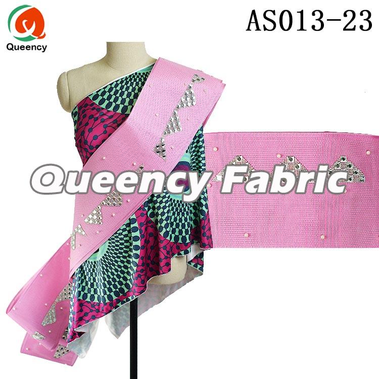 Aso Oke Head Scarf In Pink Aso Oke Head Scarf In Pink