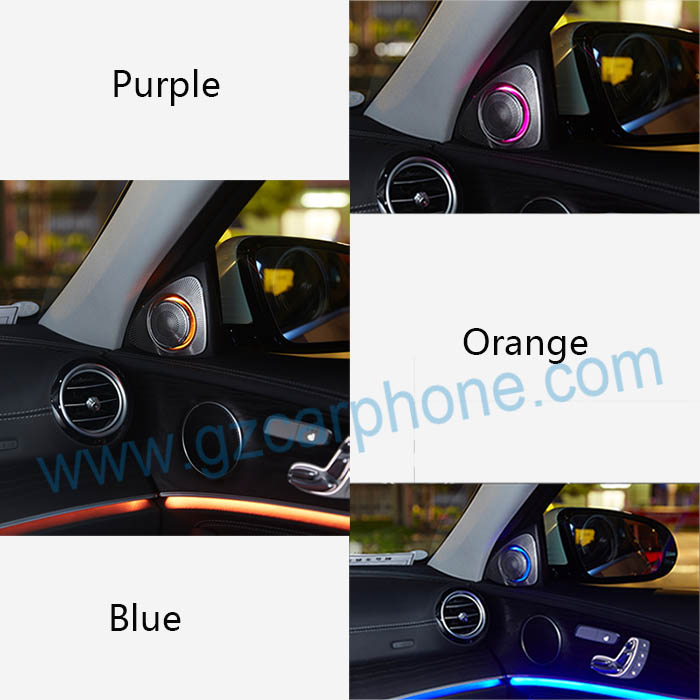 Mercedes multi-color speaker 3D tweeter with ambient light