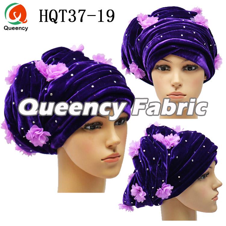 Plain Turban Velvet Head Hat