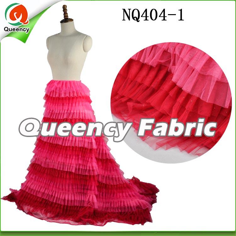 PRINCESS TULLE DRESS IN FUSHIA