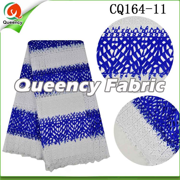 Royal BLue Guipure Fabric