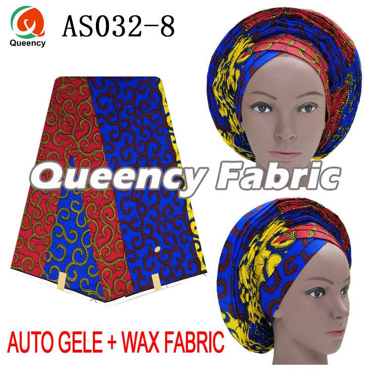 Ladies Auto Gele Match Wax Material