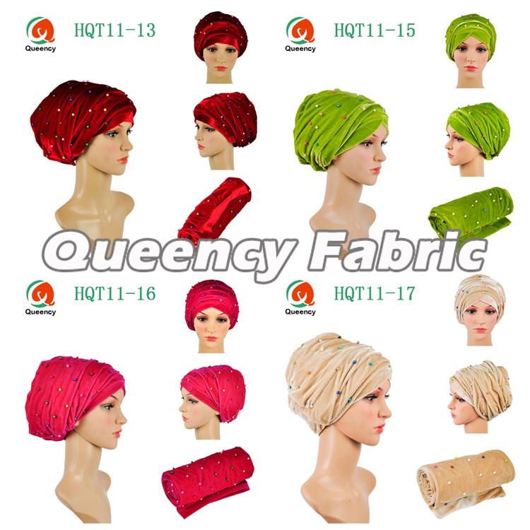 Multimcolor Beaded Custom Turbans Multimcolor Beaded Custom Turbans
