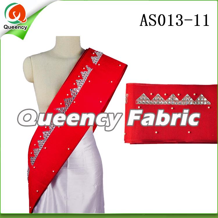 ASO OKE HEADTIE IN RED ASO OKE HEADTIE IN RED