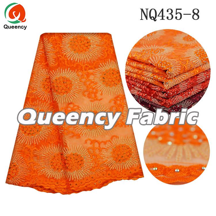 Net Lace In Orange