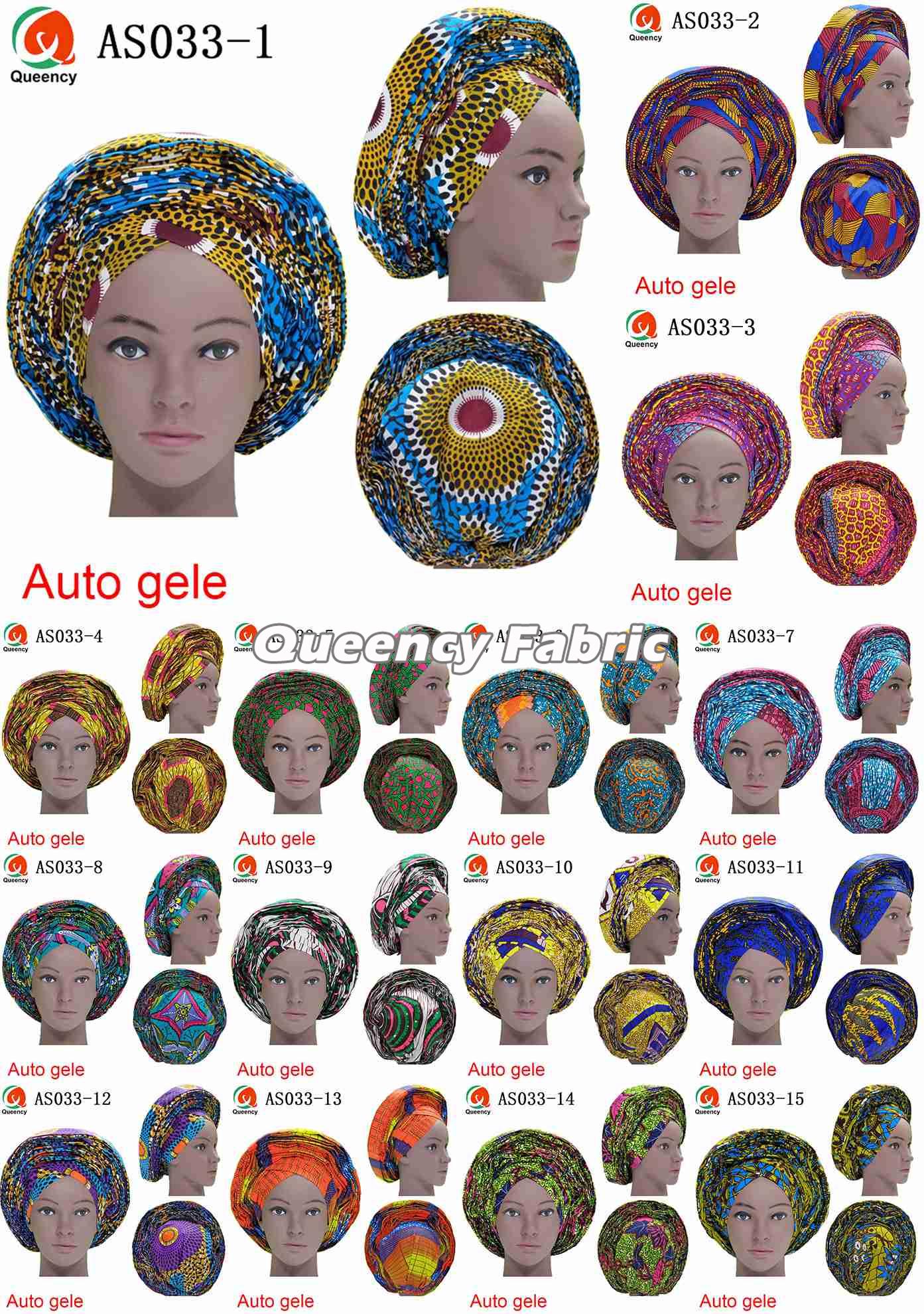 African Ankara Auto Gele Headtie