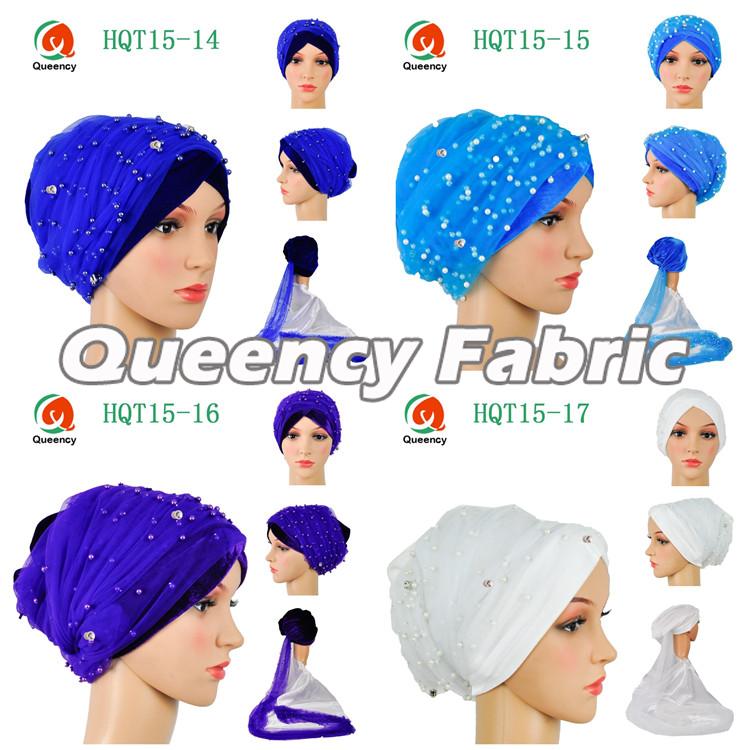 Beaded Net Velvet Turbans Beaded Net Velvet Turbans