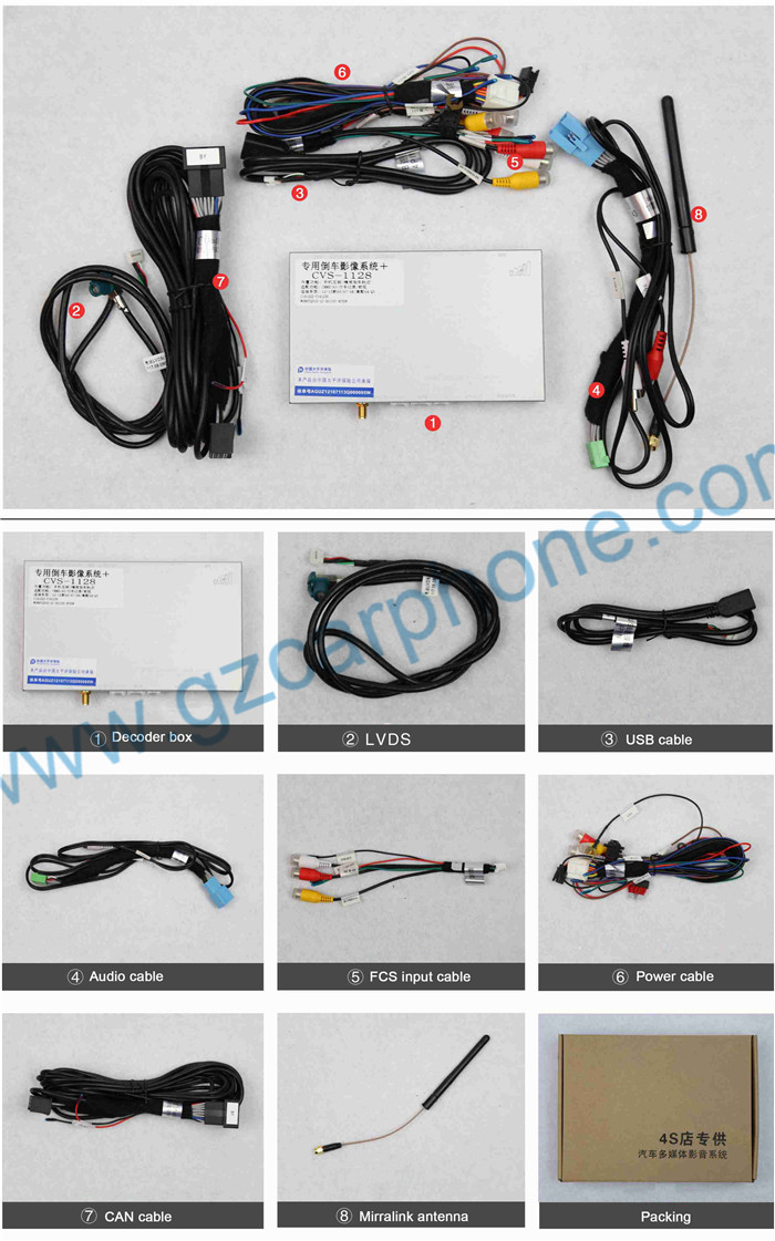 Audi A3 A4 A5 A6 A7 A8 Q5 Q7 car video interface