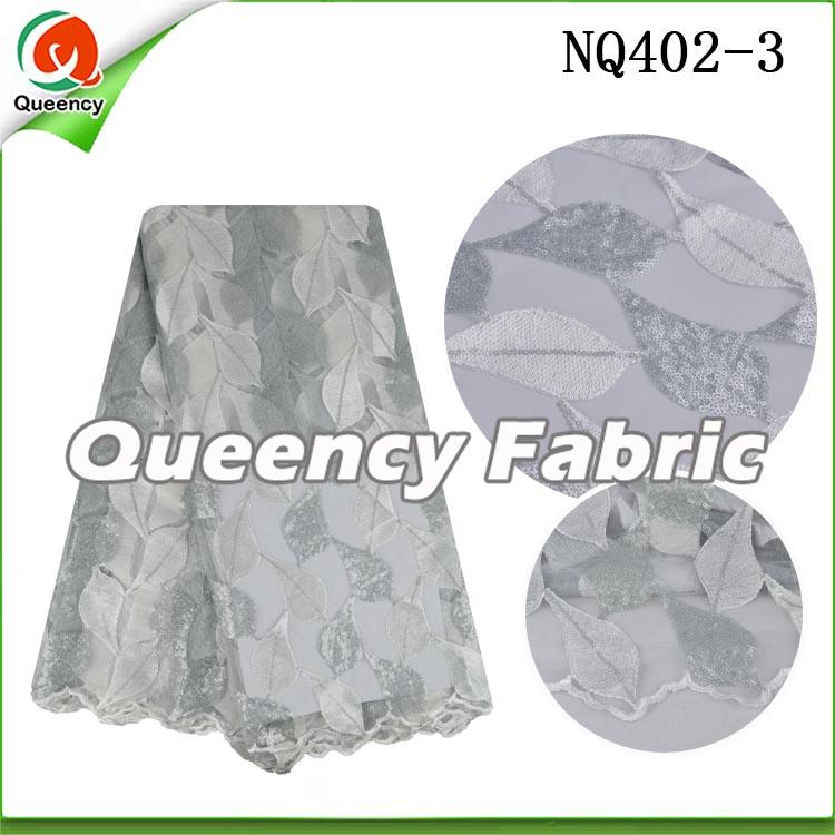 FRENCH SOFT LACE IN SILVER